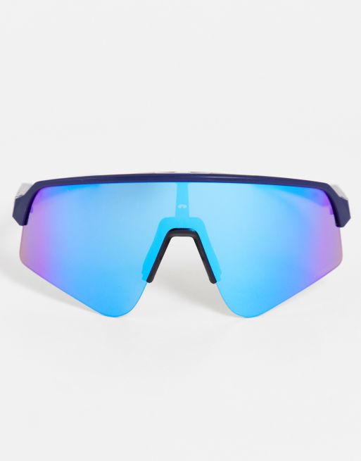 Oakley sutro lite sweep visor sunglasses In prizm sapphire | ASOS