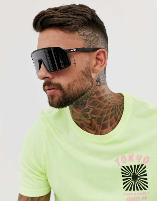 Oakley Sutro sunglasses in black with prizm black lens | ASOS