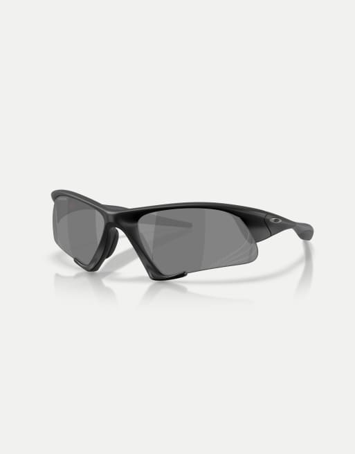 Oakley - Suture Jacket® - Occhiali da sole irregolari nero opaco con lenti nere a specchio, 2 di 4