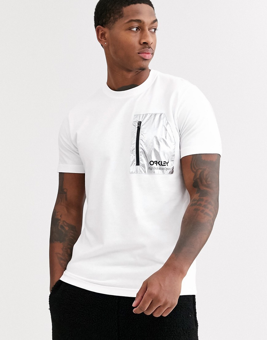 Oakley - T-shirt bianca-Bianco