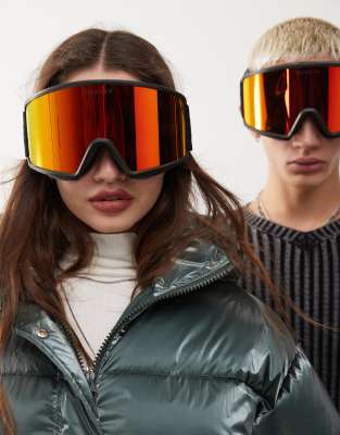 Oakley - Target Line - Masque de ski - Noir et rouge