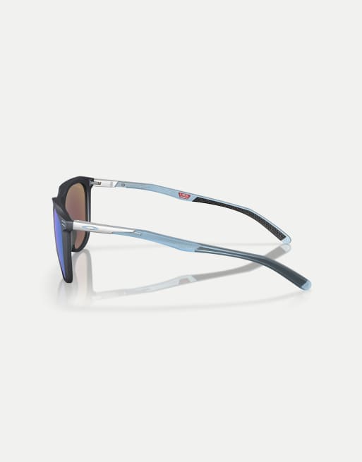 Oakley - Thurso Re-Discover Collection - Lunettes de soleil carrées à verres réfléchissants bleus - Bleu acier, 2 de 3