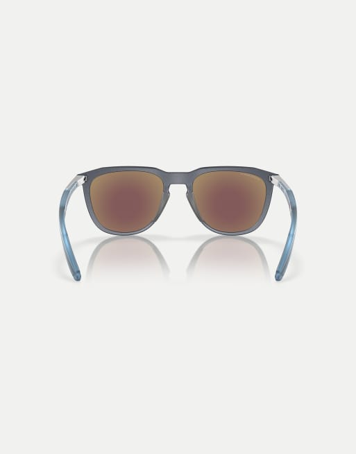 Oakley - Thurso Re-Discover Collection - Lunettes de soleil carrées à verres réfléchissants bleus - Bleu acier, 3 de 3