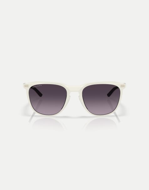 Oakley Thurso square sunglasses with grey lens in matte mist - view 1