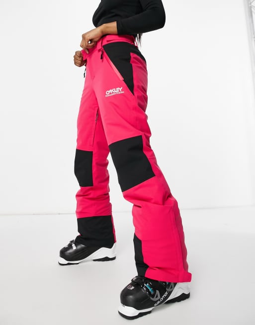 Oakley TNP insulated ski pant in pink