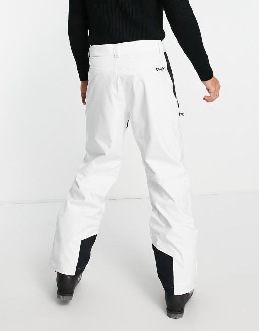 Oakley TNP lined shell ski pants in white | ASOS