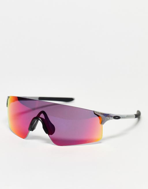 Oakley zero blades visor sunglasses in red/orange lens | ASOS