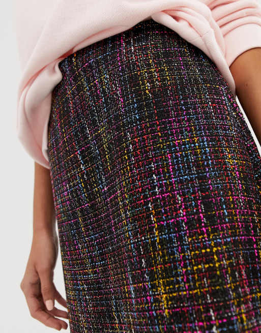 Oasis tweed mini clearance skirt