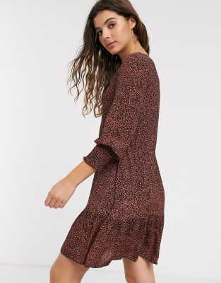 oasis animal print dress