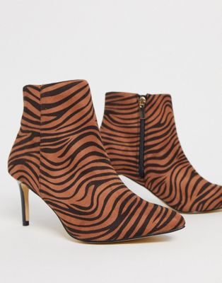 Oasis ankle boot in animal print | ASOS