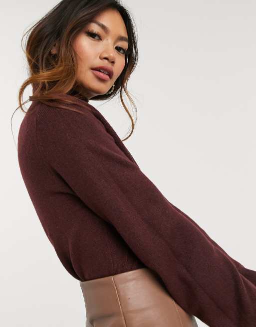 Oasis 2025 burgundy jumper