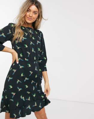 oasis print dress