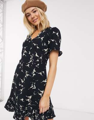 oasis print dress