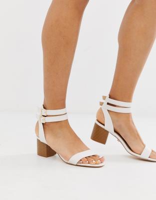 oasis block heel sandals