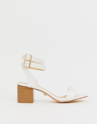 oasis block heel sandals