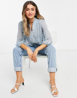 blusa azzurra