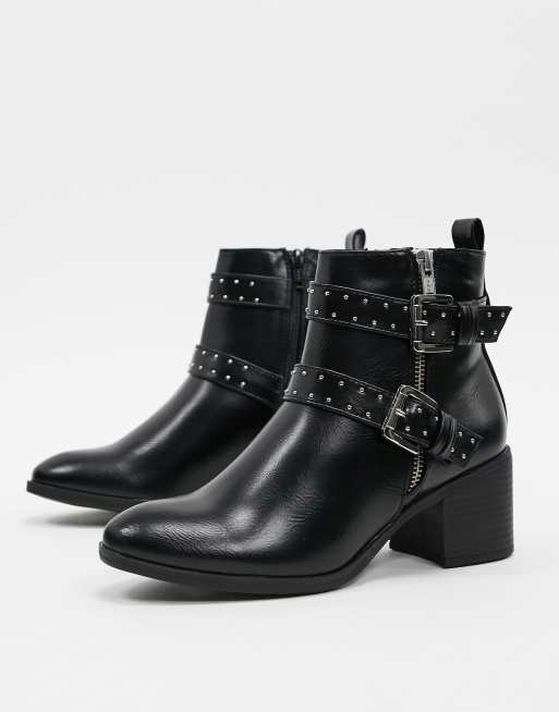 Oasis black cheap boots