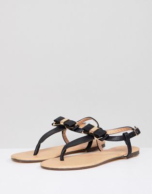 oasis bow sandals