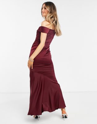 oasis bardot bridesmaid dress