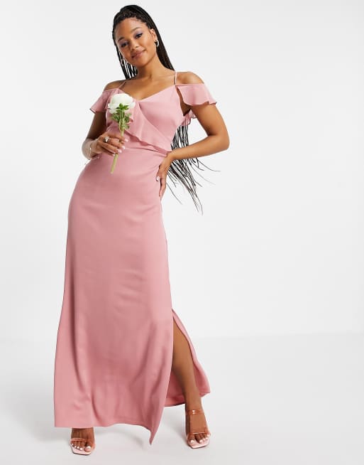 Asos slinky cheap maxi dress