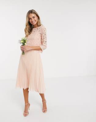 oasis peach dress