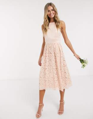 oasis pink bridesmaid dress