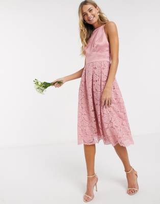 oasis pink bridesmaid dress
