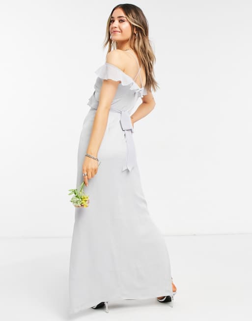 Oasis grey 2025 bridesmaid dress