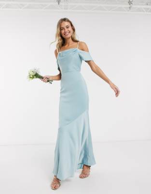 bridesmaid dresses cowl neck