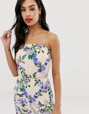 oasis square neck dress