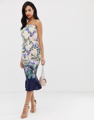 oasis square neck dress