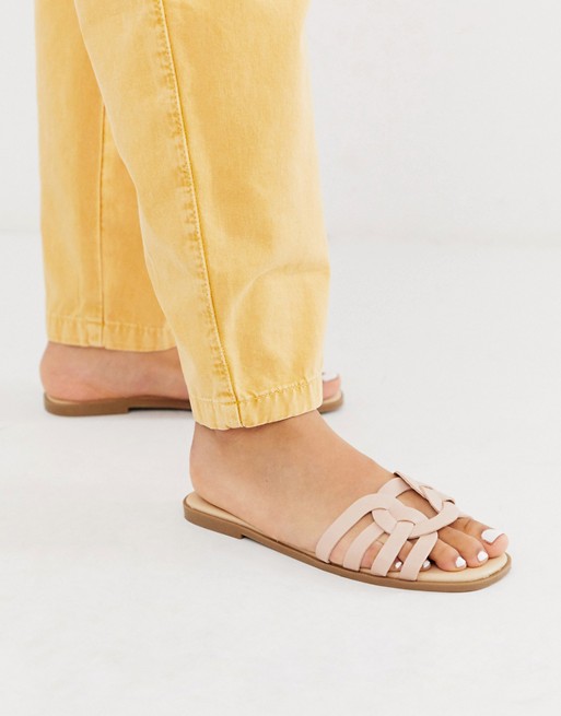 Oasis casual slip on sandals