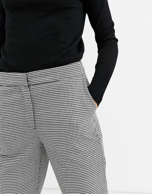 Houndstooth sale cigarette trousers