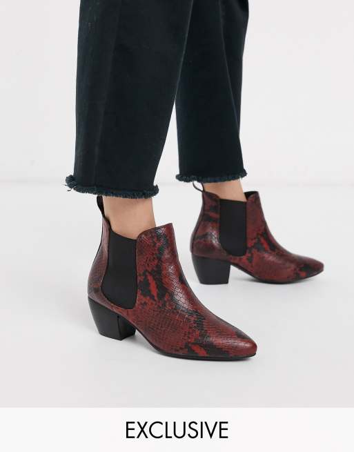 Oasis Cuban Heel Boots