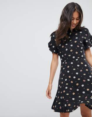 asos daisy print dress