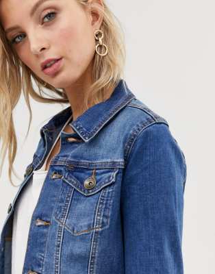 oasis light wash denim jacket