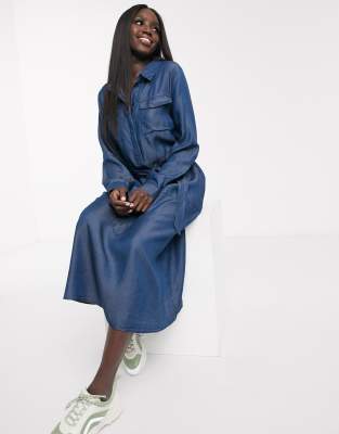 oasis denim shirt dress