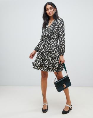 oasis ditsy floral tea dress