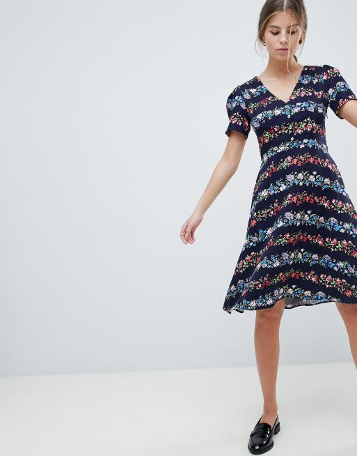 Oasis ditsy 2025 print skater dress