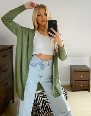 oasis ribbed cardigan