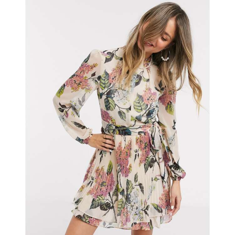 Oasis camilia hot sale floral skater dress