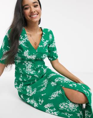 oasis green shirt dress