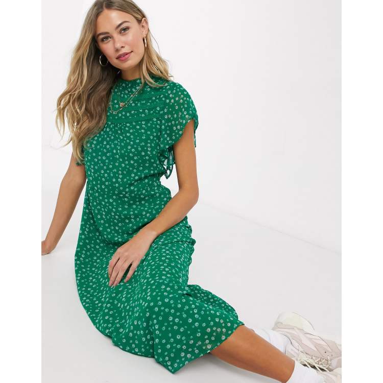 Green polka hotsell dot dress oasis