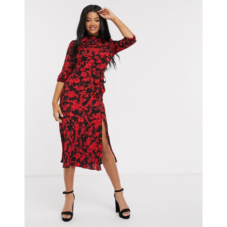 Oasis bloom hotsell print column dress