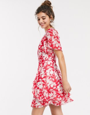 oasis posy print dress