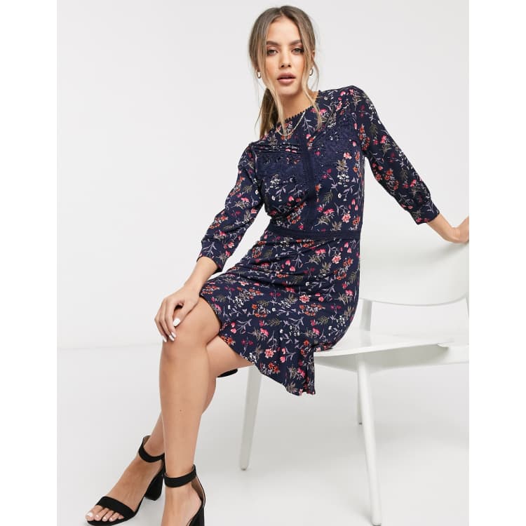 Oasis lace top bloom skater dress best sale