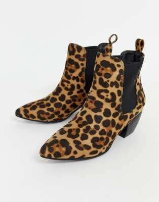 oasis leopard print boots