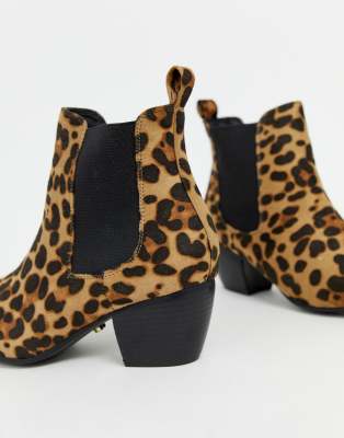 oasis leopard print boots