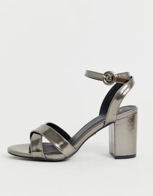 oasis silver sandals