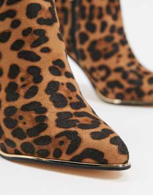 oasis leopard print boots